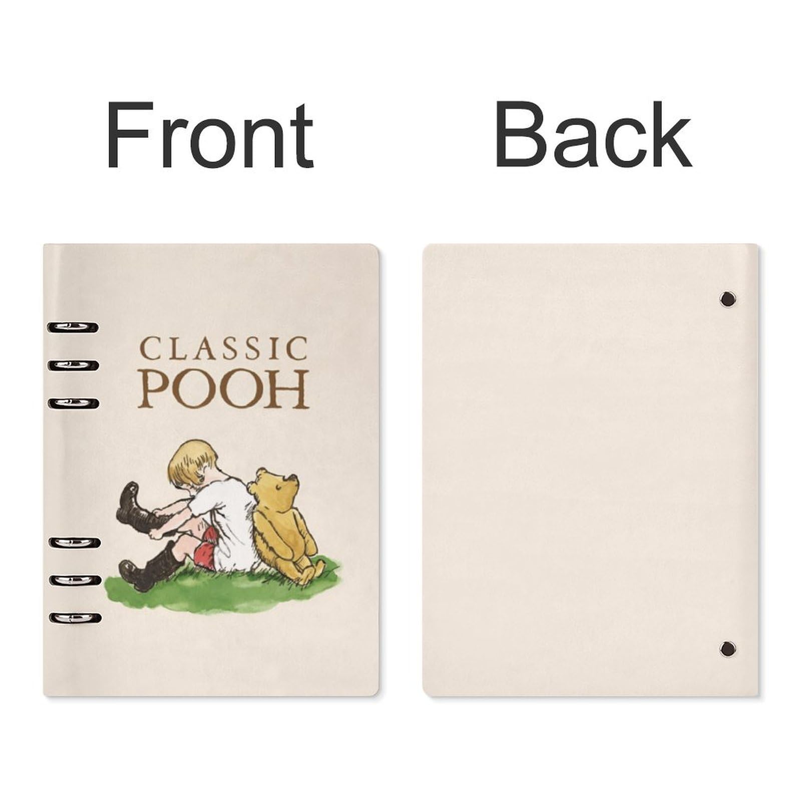 Amazon.co.jp: くまのプーさん システム手帳 PU ノートメモ帳